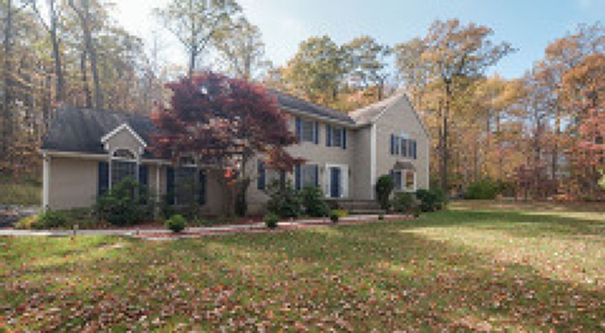 NOT VACANT DO NOT DRIVE-UP DRIVEWAY WITH OUT AN APPOINTMENT! Beautifully Maintained 4 Bedroom Colonial. Completely Updated Kitchen with Stainless Steel Appliances, Quartz Counters, Center Island, Tile Back Splash & Sliders to Entertainment Size Deck Open  to Large Family Room with Woodburning Fireplace, Harwood Floors French Doors to Deck that Overlooks Lushly Landscaped Park Like Property. Light & Bright Formal Living Room with Bay Window & Hardwood Floor. Oversized Formal Dining Room, Master Suite with 2 Walk in Closets, Full Bath with Jetted Tub & Separate Stall Shower. These are Just Some of the Finer Points of This Truly Must See Home!!