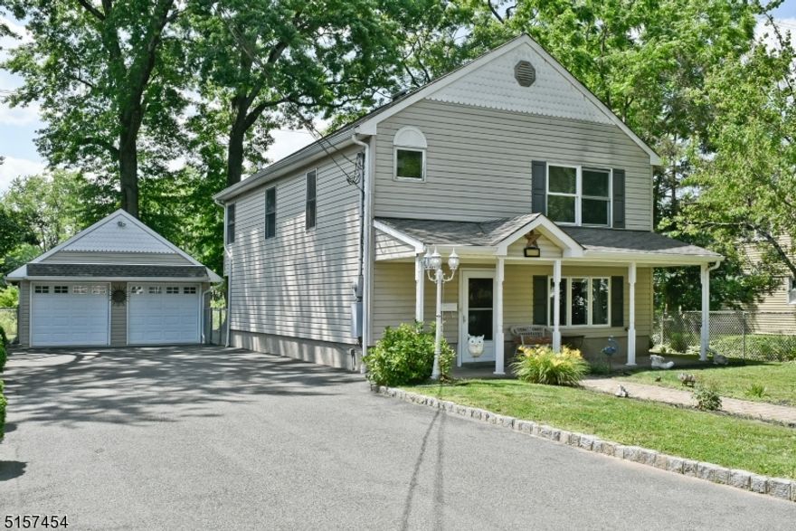 Update colonial, open floor at 1st floor, living room, dinning room, kitchen.  Granite counter top, SS appliance, under light at cabinet. Granite counter island. breakfast nook suitable 4 person. Recess light. Corner side granite top working station around cabinets side. Master bedroom with dressing area, walk in closet, Stall with jet tub and double sink. Dinning room slider door to flat back yard. Efficient Furnace with hot water tank system Oversize 2 Car garage, and flooring attic for storage. You'll love the convenient location of the location - close to shopping and major highways and public transportation. NYC Midtown Direct train from Morris Plains & Morristown station. Park & Ride located on Rt. 46 Parsippany - multiple location near by.