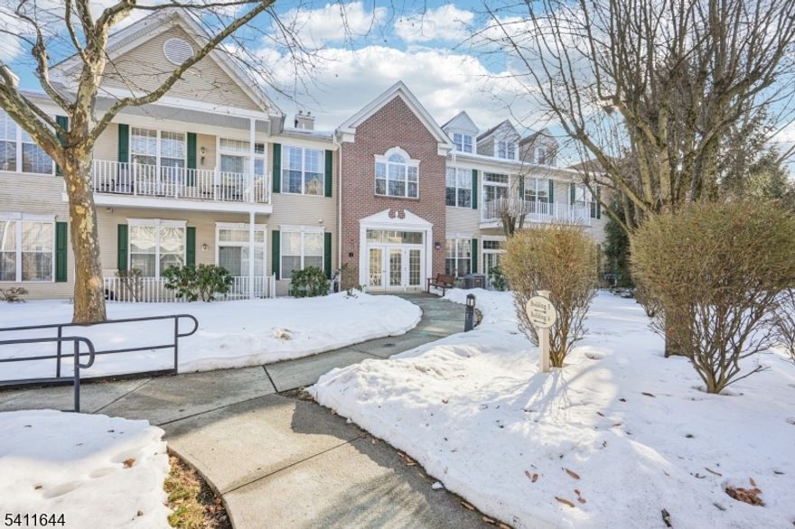 Welcome to Resort-Style Living at the Four Seasons in Wayne! This beautifully maintained and updated second floor Cherry model end unit has 2-bedrooms, 2-baths and is nestled within one of Wayne's most desirable 55+ communities offering the perfect blend of luxury, comfort, and convenience. Features include: all freshly painted, new high style flooring and carpet- 2/26, high ceilings, abundant natural light, and an open floor plan. Oversized living and dining rooms are enhanced by recess lighting and tons of windows. The eat-in kitchen provides ample cabinet and counter space. There is a breakfast area with sliding glass doors to your private terrace. Lovely primary suite offers 2 closets, one is a large walk-in closet, and a private bath with a stall shower, and huge vanity with double sinks. There is a second bedroom and full bathroom.  Additional attributes: a laundry room with washer and dryer, indoor garage parking with elevator access, a large storage room/den in unit with extra storage in the garage, guest parking and shared hallway storage. Enjoy the resort-style lifestyle with a clubhouse, community activities, pool, pickleball, billiards, fitness center, library, and bocce. It is conveniently located to shopping, restaurants, parks, Trader Joe's, Wayne public library, Whole Foods, major highways, and NJ Transit Bus and Train Center.