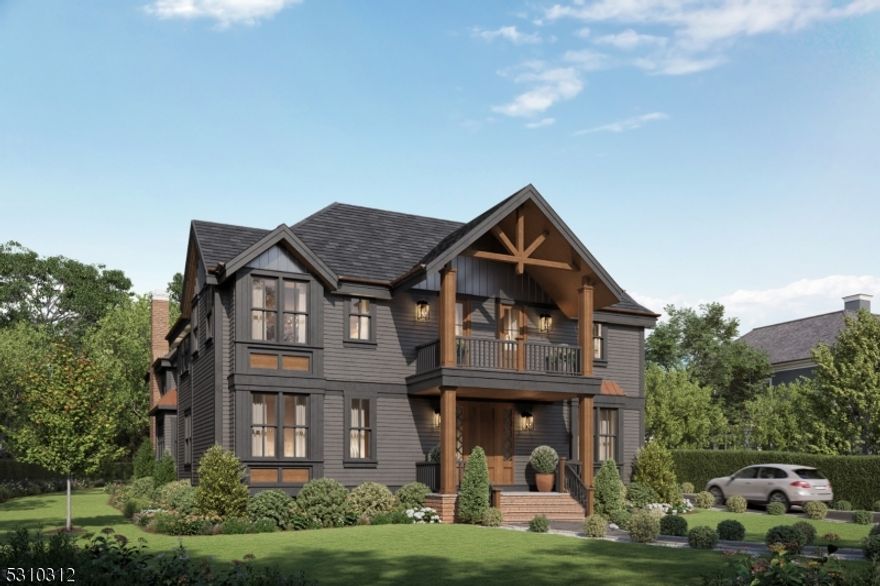 NEW CONSTRUCTION  - This 8,400 sq ft Modern Victorian house features 7 bed/6.1 bathrooms and offers a perfect blend of timeless elegance and modern luxury. Nestled in the prestigious Historic District of Short Hills, the house is just minutes from the Midtown Direct train to NYC, top rated schools, downtown Millburn, the Mall at Short Hills, Rt 24 and many other amenities.  The secluded and private 0.67-acre level lot offers a 3-car garage, outdoor living space and ample room for a swimming pool. The floor plan boasts 10' ceilings on the first floor and basement and 9' on the second floor. The first floor features a double height foyer, chef's kitchen with Sub-Zero and Wolf appliances that opens to the family room, guest suite/office/study, mudroom and a butler's pantry.  On the second floor, the nearly 1100 sf primary suite offers a fireplace, huge dressing rooms, spa-like marble bathroom, attached office or nursery and a private balcony overlooking the backyard.  The second floor also includes additional bedrooms, bathrooms and a laundry room.  The lower level has an au pair suite, rec room with a bar as well as space for a gym, media room and wine cellar.  The attic includes an additional 1,400 sf of flex space. Currently under construction with an estimated completion date of the summer 2025. There is plenty of time to customize the design to your own specifications