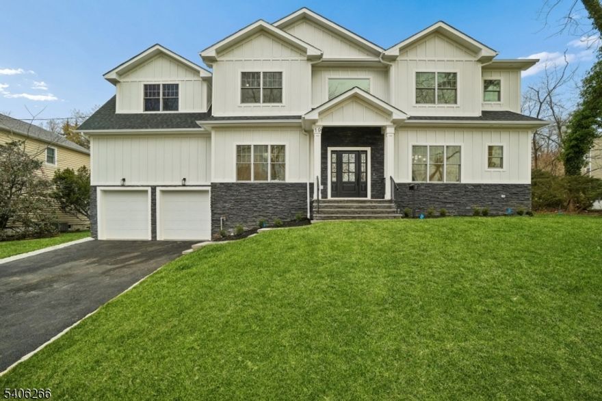 Brand New Construction set in the highly desired Cherry Hill section of Livingston. Builder is Blue Print Construction.  Stunning Center Hall Colonial with over 4,600sq ft of Finished Living Space spanning three levels.  Plenty of room for FUTURE POOL with Private Backyard.  Grand Foyer w/20ft ceilings and detailed Herring Bone HW floors, 1st Floor 10ft Ceilings, 9ft Ceilings on 2nd Fl & Basement. Impeccable Craftsmanship and Detailed Moldings throughout. Formal Living Room & Formal Dining Room, 1st Floor Guest Suite, Large Family Room w/gas FP & Sliders leading to Covered Deck with lighting & ceiling fan, perfect for OUTDOOR ENTERTAINING.  Impressive Kitchen with High End w/SS Appliances, Large Center Island, Quartz Counters & Double Stacked Cabinetry.  Pantry, Mudroom, Half Bath and a Covered Side Porch complete 1st floor. AMAZING Second Floor Primary Suite w/ High Tray Ceilings, 2 Walk-in Closets, Spa Bath and a Private Covered Deck. Three large secondary bedrooms, two En Suite, a Hall Bath & Laundry Room complete 2nd floor. Finished  Basement with Bedroom, Bath, Wet Bar, 2nd Laundry Room, Large Recreation Room & Gym/Office Space. 10 Year Builders Warranty.  Close to shopping, schools, houses of worship and all major highways. Highly rated schools.