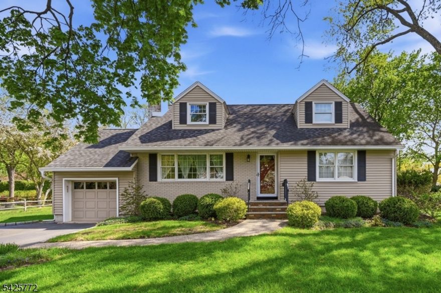 Welcome to this well-maintained, dormered Cape Cod that perfectly blends charm w/essential modern updates. Situated in coveted Ridgewood, the main level is bathed in natural light, featuring a spacious LR anchored by a cozy, wood-burning brick FP & elegant crown molding. The seamless, open floor plan flow from the dining room to kitchen features a center island, recessed lights & a farmhouse sink. From the DR, sliding doors open to a private backyard, complete w/paver patio perfect for summer BBQ's & entertaining. The home layout offers flexibility w/two bedrooms & a full bathroom w/an easy-access shower located on the main floor. The upper level provides two oversized bedrooms that offer ample space, accompanied by a large walk-in storage closet & a second full bathroom. For additional utility, the finished basement provides the perfect area for a recreation room. Practical updates are already complete, including central air, energy-efficient windows, & a low-maintenance exterior featuring brick & vinyl siding, plus a convenient one-car garage. Beyond the home itself, you can enjoy the prestige of the Village of Ridgewood, which is renowned for its top-tier schools & vibrant downtown bursting with popular dining & shopping. Commuters will appreciate the easy access to both train & bus lines to New York City. Beyond the daily convenience, you?ll enjoy a true sense of community w/town-favorite traditions like the 4th of July parade, fireworks & popular summer concert series.
