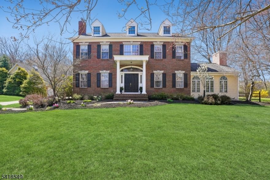 Experience the perfect blend of elegance and comfort in this custom-built Federal Colonial style residence, nestled in a sought-after cul-de-sac location. Set on beautifully landscaped park-like grounds, this home features an inviting in-ground pool, ideal for summer relaxation & entertaining.The updated gourmet kitchen is a chef's delight, showcasing modern appliances & a charming breakfast area that invites morning sunlight. A SPACIOUS BONUS ROOM with ITS OWN SEPARATE ENTRANCE offers versatility for guests or can be used for recreation. Additionally, a convenient first-floor office makes working from home a breeze. Updated bathrooms throughout the home offer both style & functionality. Freshly painted & meticulously maintained, this property features a new air-conditioning system installed 4 years ago, a boiler & hot water heater that are approximately 3 years old and a new roof that was added 8 years ago.The recently upgraded pool enhances outdoor living, complemented by a meticulously designed paver driveway and parking area that boosts the property's curb appeal.With a generous two-car attached garage & an ADDITIONAL TWO-CAR DETACHED GARAGE with a loft & electricity, there's ample space for vehicles & storage. This move-in ready home presents an exceptional lifestyle in a desirable neighborhood, just steps away from parks & local amenities. HIGHEST AND BEST OFFERS DUE TUESDAY 4/21 NO LATER THAN 12:00. Note.. Pool Table & Universal Equipment Included. Fireplaces as is.