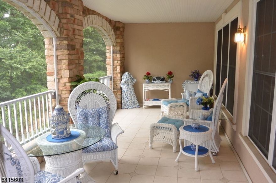 Welcome to this exceptional first-floor two-bedroom condominium located in the highly desirable Fox Hills community in Rockaway Township. One of the largest and most beautifully appointed units in the complex, this residence offers over 2,300 square feet of open and airy living space designed for comfort and convenience. The spacious layout features a large kitchen with Corian countertops, abundant cabinetry, and generous workspace, ideal for both everyday living and entertaining. Hardwood flooring and ceramic tile run throughout the home, adding warmth and durability. The inviting living area includes a cozy gas-burning fireplace and opens to a private screened balcony with peaceful treetop views, creating a wonderful outdoor retreat. The home also offers two full bathrooms and a convenient powder room plus a spacious den.  Additional highlights include two garage parking spaces and multiple storage areas. Residents of Fox Hills enjoy resort-style amenities including 24-hour gated security, a clubhouse, outdoor pool, fitness center, and party rooms, along with an active social lifestyle. This maintenance-free community provides comfort, convenience, and peace of mind. The seller is ready for a quick closing. Buyers are encouraged to perform due diligence regarding association fees, square footage, and any potential upcoming assessments.