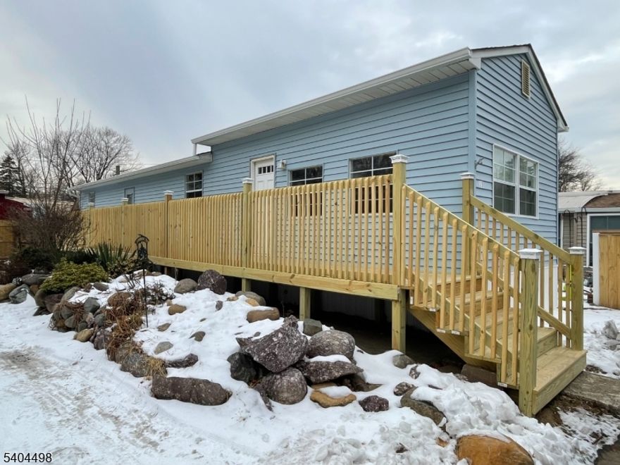 Welcome to Finns Mobile Home Park in Wayne, NJ! This beautifully renovated 2-bedroom, 1 full bathroom mobile home offers a fantastic opportunity to own your own home instead of renting. Thoughtfully updated from top to bottom, this move-in-ready residence combines comfort, style, and affordability in a convenient location. Inside, you'll find brand-new flooring throughout, complemented by recessed lighting that creates a bright and modern feel. The home WILL feature new split, ductless AC and heating units, (delivery and installation week of 01/11,26), providing efficient, year-round comfort. Major upgrades include a new roof, new water heater, and a new deck, perfect for relaxing or entertaining outdoors. The home is all electric, offering simplicity and efficiency. Ideally located, this home is conveniently close to shopping, dining, and everyday amenities, making errands and entertainment quick and easy. Whether you're a first-time buyer or looking to downsize, this home is a wonderful alternative to renting allowing you to build equity while enjoying a fully updated living space in a well-established community. Don't miss this opportunity to make homeownership a reality in Wayne! Cash offers preferred. If mortgaging, seller requires 20-30% deposit.