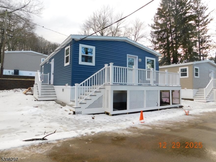 Outstanding new homes situated in a 55+ leased land community with No REAL ESTATE TAXES OR HOA FEES.Wood Frame construction with 2" x 6" exterior frame walls with 5 1/2" of insulation in walls. Thermopane windows, vinyl siding. Easy living in quality new construction living space. Professionally designed homes offer beautiful kitchen, large laundry room with 2 bedrooms and 2 baths. Gas heat and central A/C. Private ceramic tile bath off of primary bedroom . Water, sewer garbage and recycling all included in the monthly land lease of $775..Financing available.. Easy living here with all new appliances included and ready to move in.