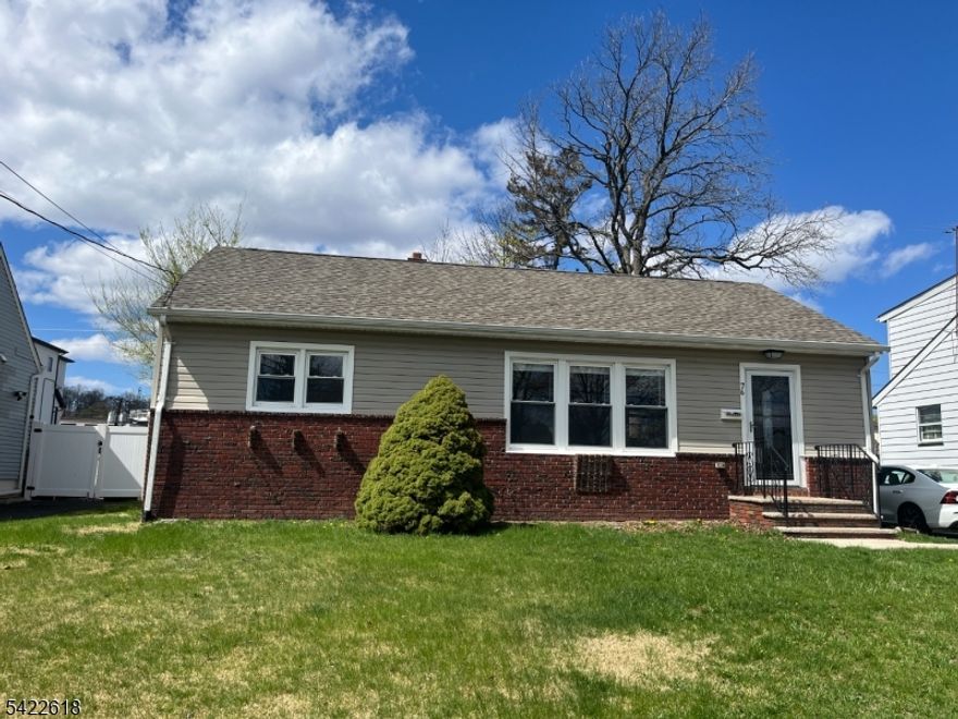 Incredible opportunity to call this beautiful ranch your next home! Exterior features a 2 car driveway and a large backyard that is perfect for entertaining. Interior features hardwood floors throughout, with a generous sized kitchen. Unfinished basement offers plenty of storage, along with washer and dryer for your convenience. Pets are welcome!