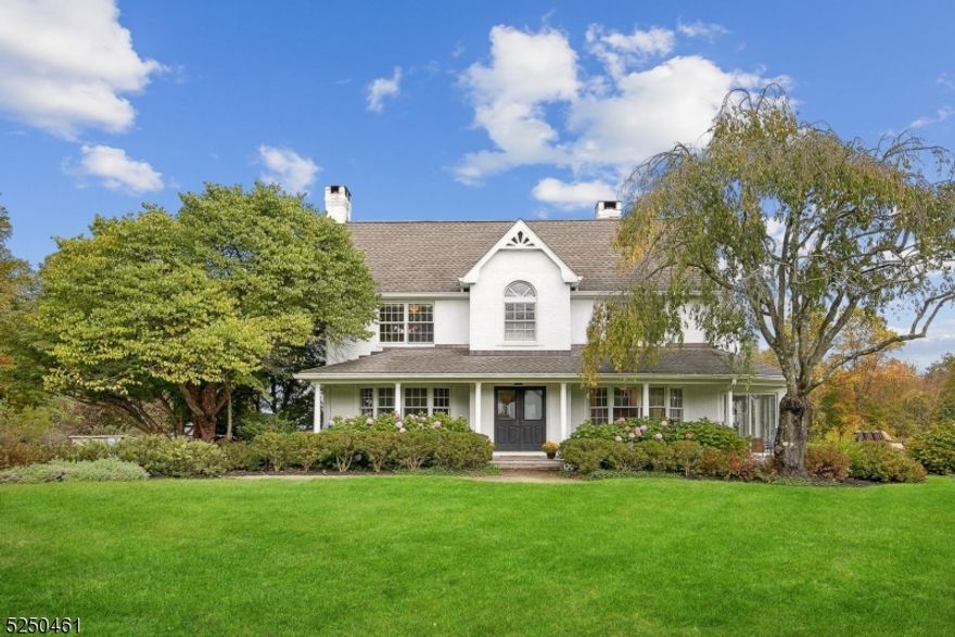 Truly exceptional property with renovated modern farmhouse sitting on over 15 acres on a very private flag lot on one of Tewksbury's premier roads. As you drive down the maple tree lined driveway, you are greeted by multiple paddocks, run in sheds and a beautiful 6 stall horse barn with tack room and wash stall. The stunning white brick farmhouse has been thoughtfully updated throughout, filled with natural light and breathtaking views from every window. The property is meticulously landscaped with an English Garden that leads to the outdoor riding ring as well as a beautiful poolside cottage. The pool house has been restored, offering a loft, bathroom and full kitchen. The saltwater Gunite pool is gorgeous and overlooks a stocked pond, lush woods and is completely private. There is a large equipment barn and a detached two car garage, above is a newly renovated studio. Fruit trees, gardens and lots of outdoor living space complete this resort like property perfect for multigenerational living. This property is one of a kind and you will have to see it to believe it. Owner is a licensed Realtor.