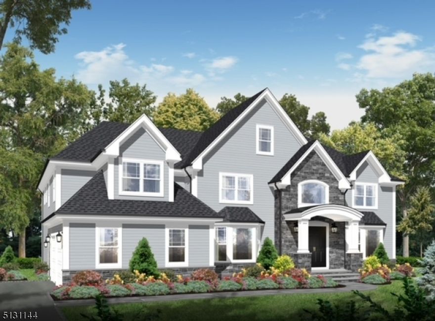 This beautiful custom-built home has so much to offer 6 spacious bedrooms and 5.1 baths. Just as you take your first step into the foyer you know this is home. With 7,553 square feet -Including basement and third floor this center colonial home has so much to offer.  An ensuite on the first floor for the guest overlooking the beautiful secluded backyard. The Kitchen has custom design cabinets with self closed doors and drawers, Quartz countertop, Oversized center island with 1.2 CU Sharp microwave drawer, Monogram 48" All gas professional Range with 6 burners, Monogram Smart Fully Integrated Dishwasher Monogram 42" Smart Built-In Side by Side Refrigerator, Monogram 30" Professional French-Door Electronic Double Oven Integrated LED under cabinet lighting, shelves, inside glass doors of kitchen and butlers pantry, walk-in pantry with custom shelves, Monogram Stainless Steel Wine Reserve in butlers pantry.  Custom made coffered ceilings in the dining room and living room, Wood panels in hallways Red Oak Select 3/4" thickness, 4-inch wide flooring throughout, Tile on all bathrooms floors, and showers, Wood Look Vinyl floor throughout the basement with Ceilings up to 17'A beautiful bar in the basement with a wet bar, Electrical connections for projectors in the basement, Electrical connections for two TVs in the basement, Two sump pumps in the basement. Ring doorbell,15 to 20' wide asphalt driveway, Continuous foundation drainage system, MAKE THIS YOUR HOME SWEET HOME!