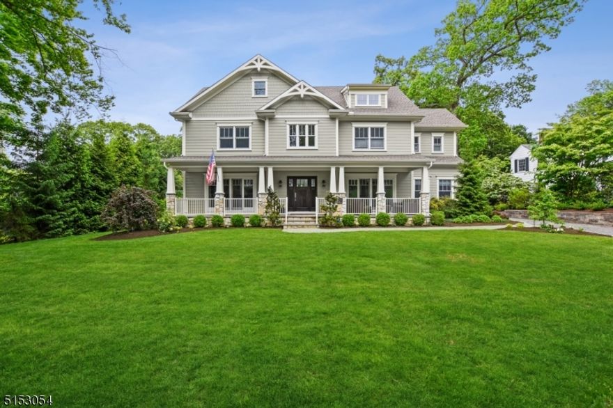 Stunning 7 BR/7.1 newer craftsman-style colonial on one of Madisons most desirable streets.  This home boasts 4 floors of living space, a 3-car garage, and a spectacular back-yard oasis with salt water pool & spa .  Featuring 6500 sq feet of finely finished living space, this home really has it all.  A "lemonade" front porch welcomes you to the entry foyer, living and dining rooms.  A chefs gourmet kitchen with custom cabinetry, high-end professional grade appliances open to the family room with a fireplace & french doors opening to a deck overlooking the custom pool & spa beyond.  Nestled in almost complete privacy, this fully-fenced in back yard will have you feeling that you are always on vacation!  To complete the first floor, you will find a powder room, mudroom w/ garage entrance, a 1st floor bedroom w/full bath (could be used as an office or au-pair suite).  The luxurious second floors primary suite is amazing w/spa-like bath & 2 walk-in closets.  Four additional bedrooms - 2 w/en-suite baths and 2 that share a jack & jill bath and a laundry room complete the second floor.  The third floor has a bedroom, full bath, play space and large "seasonal" closet.  In the walk-out finished basement you will find a rec room, play room/exercise room, guest room, full bath and plenty of storage.  All of this, just a few short blocks to Madison's vibrant downtown and the trains to NYC & Hoboken and award winning Madison schools.  This home is a MUST SEE!