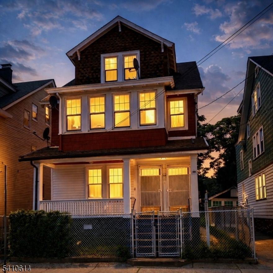 Welcome to this spacious legal 3-family home located in a rapidly developing area of Newark an excellent opportunity for anyone who is looking for a multi-family building. The first unit is 3 bad/1 ba. renting for $1600. The second unit is 3 bad/1 ba. renting for $1650. The third unit is 2 bd/1 ba and vacant. It was renting for $1400. The property features a full, finished basement which was renovated in 2019, where the seller added two bedrooms and a full bathroom, offering valuable additional living space and flexibility. The building is currently tenant-occupied with two tenants. The entire building is expected to be delivered vacant by mid March; providing a rare opportunity to customize, renovate, or reposition the property to maximize value. The property also offers off-street garage and driveway parking. Sold as-is, this home offers strong upside potential for buyers looking to add their own touch and renovations. With generous room sizes and a versatile layout, the property presents endless possibilities in a neighborhood that continues to grow and attract attention.