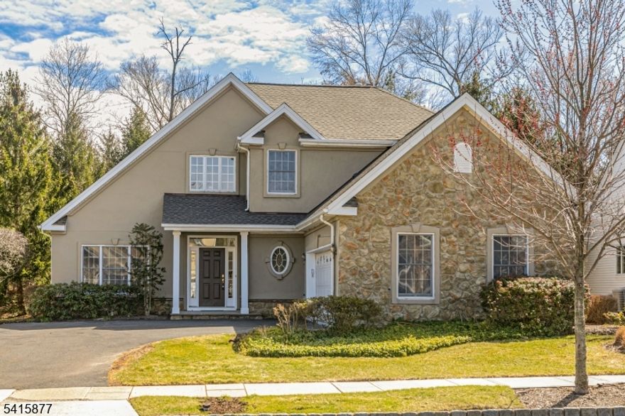 Move right into this beautifully presented home in Clubside at Cherry Valley, a sought-after 55+ community near Princeton. This light-filled 2-bedroom, 2.5-bath home features a first-floor primary suite, high ceilings, hardwood floors in many rooms, and peaceful views of the surrounding nature. The kitchen includes new stainless-steel appliances, granite countertops, and a center island open to a bright family room with patio access. The living room has double-height ceilings, a focal fireplace, and transom windows. A formal dining room and a welcoming foyer with a powder room and coat closet enhance the home's thoughtful layout. The main level primary suite includes a tray ceiling, a walk-in closet, and a spacious bath with a soaking tub, a separate shower, and a double vanity. Upstairs are a loft, the guest bedroom, a second full bath, and additional storage. The two-car garage features two full-size windows and an epoxy floor, making it cheerful and low maintenance, and a brand-new roof. Residents here enjoy a low-maintenance lifestyle with beautifully landscaped grounds. If they are so inclined, they may join Cherry Valley Country Club, which offers a variety of membership options to suit different interests and lifestyles. Convenient to downtown Princeton, shopping, dining, and cultural attractions, this home presents an exceptional opportunity to enjoy 55+ living in one of Central New Jersey's most prestigious communities.