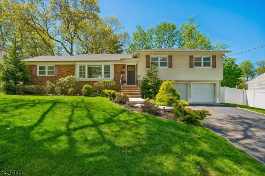 A true "turn-key" home in the desirable Redwood section of West Orange: refinished hardwood floors, walls painted in neutral, inviting tones, and generously sized rooms and closets. As you enter the home, the living room, dining room, family room, and eat-in kitchen offer just enough of an open concept to entertain effortlessly. Upstairs, you'll find three spacious bedrooms with generous closets and 2 full bathrooms. The ground level features a convenient laundry center next to a cozy office nook, plus a wall-to-wall custom pantry, providing plenty of storage for household essentials. The lower level affords a generous rec room that offers private space for a guest, exercise, or media room, plus a full, updated bathroom. Outside, enjoy a spacious, fenced backyard with plenty of room to entertain, play, and relax on the patio. Updated appliances, an attached double garage, and CAC make this a comfortable home year-round. Steps from Redwood Elementary School, multiple houses of worship, shopping, parks & recreation. Nearby free jitney to NJ Transit trains to NYC & easy access to major highways.