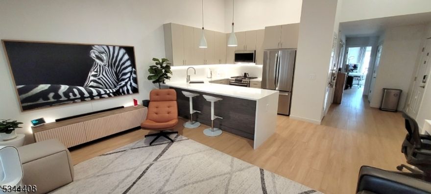 Come and see this beautifully renovated condo in the West Bergen section of Jersey City! This spacious unit has plenty of natural light, a walk-in closet, washer and dryer, and your own private garage. The community is a short distance from plenty of shopping on route 440. Available for a June 1st move-in. Photos taken prior to current tenant.