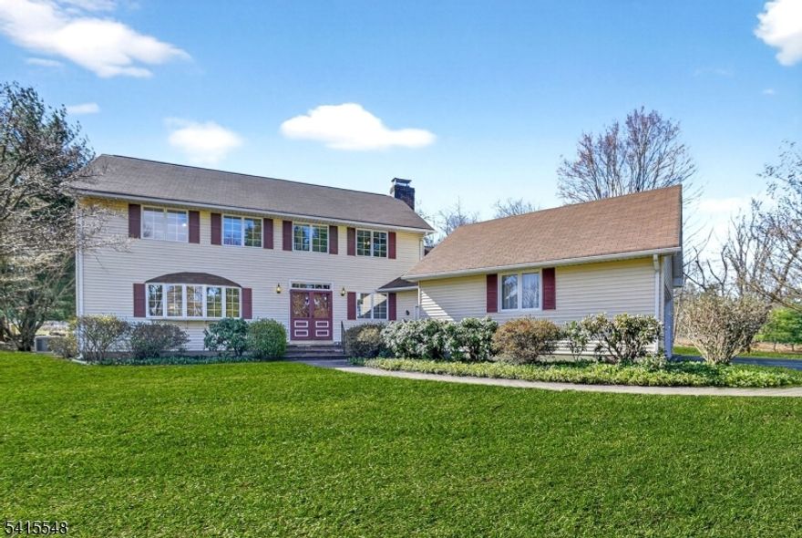 This welcoming 5 Bedroom home sits at the end of a quiet cul-de-sac on a private 1.7 acre lot. Plenty of room for your future pool! A highly sought after 1st Floor Bedroom & adjacent full bath easily accommodates guests, while sizable rooms are perfect for entertaining. The large eat-in kitchen features an island, 2 pantries & an abundance of light from the view of the backyard. The sizable family room flows onto the screened porch for covered al fresco dinners or morning coffee. The large living room can serve as a multi-purpose room with its expansive bow window that streams in natural light. The adjoining formal dining room sets the tone for holidays, weeknight dinners or game nights. Upstairs you will find 4 well sized bedrooms including the primary bedroom plus timelessly renovated main & primary baths. A bonus storage room is included off one of the bedrooms for easy access to extra items. Hardwood floors, Anderson casement windows, an oversized garage with room for bikes & toys, 2018 Lennox HVAC, 2025 water heater, whole house generator for peace of mind & an owned Solar system that greatly reduces electric costs are just some of the attributes of this wonderful home! Plus you will enjoy Spring as the yard comes alive & blooms throughout the year! Close proximity to the library, municipal bldg, Shoprite & the new Whole Foods, shopping & restaurants. Princeton & Hopewell downtowns are 10 minutes away. The Highly Rated Montgomery Twp Schools are only 6 minutes away!