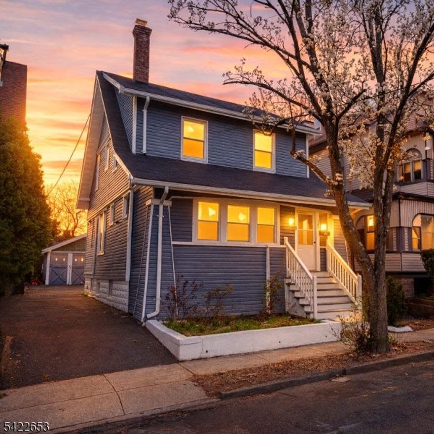 Welcome to this beautifully maintained move in ready gem in Irvington, where thoughtful updates, character, and functionality come together effortlessly. This spacious 3-bedroom, 3 full bathroom home offers a well-designed layout. From the moment you step inside, you're greeted by wood-look ceramic tile flooring throughout the first floor, creating a seamless, modern feel paired with durability for everyday living. Elegant layered molding Details add depth and sophistication, giving the home a refined touch you don't often find. The kitchen is both stylish and functional, featuring granite countertops and ample space for cooking. Upstairs, you'll find three bedrooms, including a chic and beautiful primary bedroom complete with a large walk-in closet and a sliding barn-style door, adding both charm and practicality. The second floor also features a spa-like full bathroom, offering a relaxing retreat at the end of the day. The finished basement is complete with a full bathroom, dedicated laundry area, and separate storage offer living flexibility. Additional highlights include: New windows throughout for improved efficiency and natural light, Large backyard ideal for entertaining Detached garage with endless potential perfect as a gym, studio, or creative space. This home offers the perfect blend of comfort, style, and versatility. Located with convenient access to major highways, shopping, and transportation, this is a home that truly checks all the boxes.