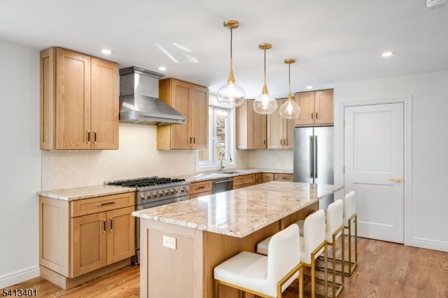 Available 3/1!!! Beautifully renovated 2BR 1 BA apartment located in one of the best areas in Little Falls. This unit features an updated kitchen with a full-size Gas Convection oven, full-size Dishwasher and Fridge/Freezer. A fully built-in island with a breakfast bar adds the finishing touch to the kitchen. Oversized windows allow lots of natural light into the living space and kitchen. The unit layout and space allows you to bring all of your living room furniture as well as your dining room table. You have a large closet perfect for your storage and belongings. The bedrooms can both fit a Queen Size beds and each have great closet space. The bathroom features beautiful flooring and the Perfect LED vanity Mirror. The location is Conveniently 2 Blocks away from Little Falls Station and a Block away from bus stop direct commute into the NYC Port Authority. NO PETS!