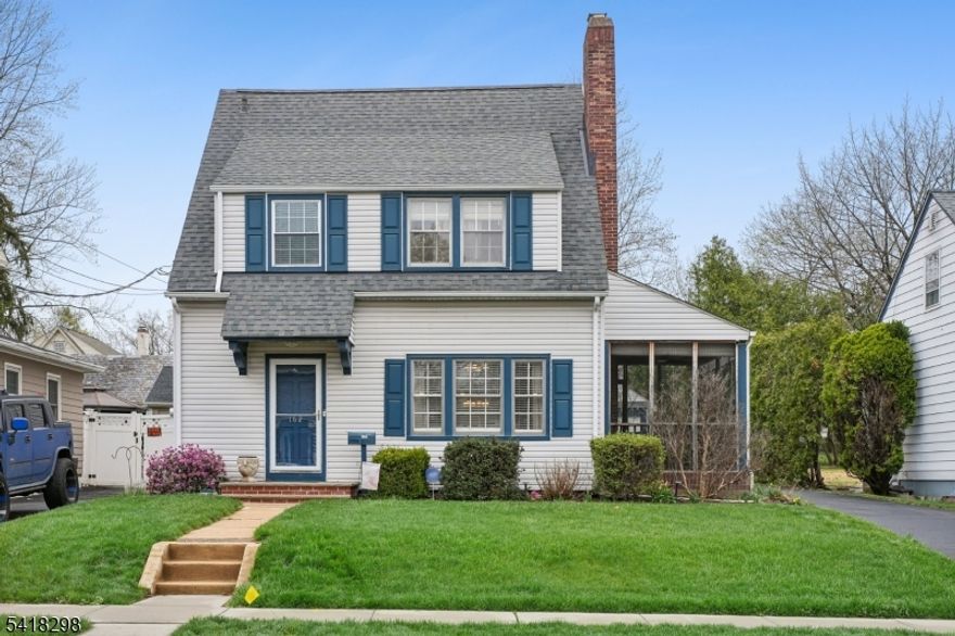 FANTASTIC OPPORTUNITY TO OWN A BEAUTIFUL HOME IN NORTH PLAINFIELD! Nestled on a picturesque tree-lined street in one of the area's most sought-after neighborhoods, this absolutely charming Colonial offers the perfect blend of warmth, character, and everyday convenience. Ideally located near schools, beautiful parks, premier shopping, major highways, and NYC transportation, this picture-perfect home is truly a must-see. Featuring 4 bedrooms, 2 full baths, and a 1-car detached garage, the layout is designed for comfortable living and effortless entertaining. The first floor offers a sun-filled living room with a wood-burning fireplace and direct access to a lovely screened-in porch, flowing seamlessly into a formal dining room with chandelier lighting. The eat-in kitchen is the heart of the home, ideal for gathering, while a first-floor bedroom or home office adds wonderful flexibility for today's lifestyle. A first-floor laundry/mudroom provides convenient access to the fenced backyard. Complete with a full basement, walk-up attic for storage, new roof and detached garage, this special home truly checks every box. Move right in and start living the American Dream!