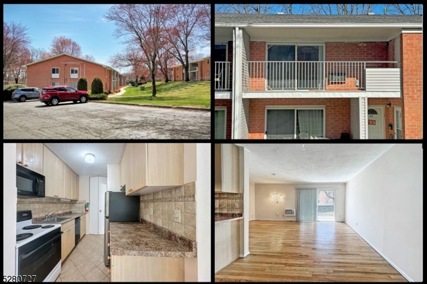 Welcome to this 2nd floor, bright and spacious, one bedroom home in Cedarbrook. Conveniently located off of Route 10 West in Parsippany with a Morris Plains mailing address, you will love the location. Your private entrance gives you a welcoming foyer and upstairs you will enjoy hardwood floors throughout, a deck giving outdoors access with additional storage. The large bedroom has a huge 9x5 walk-in closet. You'll also like the added bonus of assigned parking, convenient laundry area in the building, and a community pool, volleyball, and picnic area. All Appliances Included.