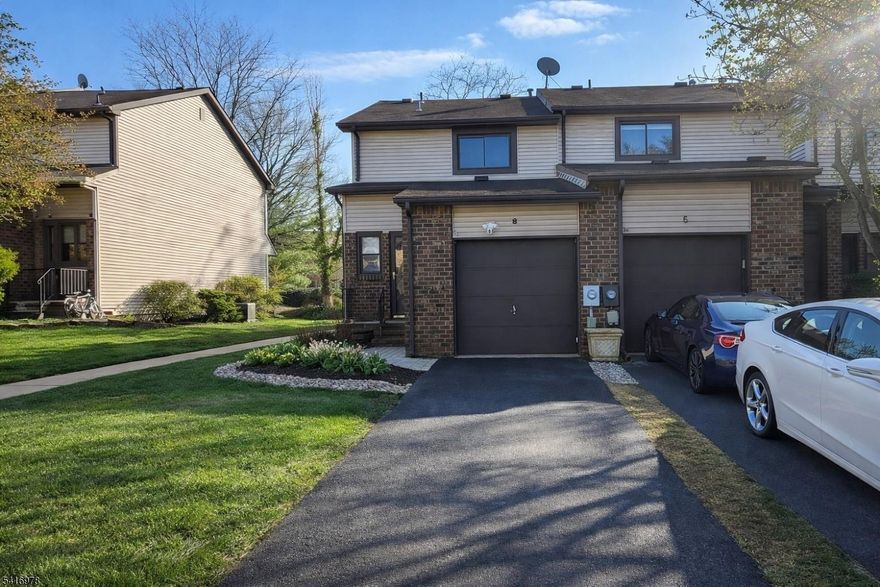 Welcome to 8 Chelsea Cir in desirable Flemington South! This beautifully maintained 3-bedroom, 2.5-bath end-unit townhome offers space, comfort, and versatility in a prime community setting. The bright main level features hardwood flooring and a spacious living and dining area that flows seamlessly into the kitchen with ample cabinetry, stainless steel appliances, and generous workspace. Sliding doors lead to the private rear deck, perfect for outdoor dining or relaxing. Upstairs offers three well-sized bedrooms, including a large primary suite with walk-in closet and private en-suite bath, plus two additional bedrooms and a full hall bath. The full finished basement provides excellent bonus space with a recreation area, office potential, storage, utility room, and laundry, ideal for a home office, gym, or playroom. Additional highlights include a 1-car attached garage, end-unit privacy, and great storage throughout. The Flemington South HOA is just $155/month and covers common area maintenance, snow removal, and trash removal, with community amenities including a clubhouse, tennis courts, and playground. Conveniently located near shopping, dining, commuter routes, and charming downtown Flemington. Schedule your private tour today!