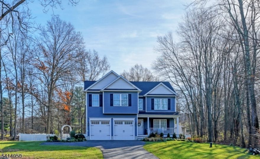 Welcome! This Seneca Development Group, custom colonial is located on .98 acres in Long Valley, with top rated schools! Built just 4 years ago, this home features all newer systems, appliances & more! A blue stone walk way leads to the open porch, where you can start or end your days, looking across the street at the horses grazing. A bright and airy two story foyer boasts beautiful hardwood floors, and is open to the formal dining room. The eat in kitchen features a center island w/ breakfast bar, as well as ample cabinetry, stainless steel appliances, and a slider leading to the back yard and paver patio, complete with a gas fire pit, gas hookup for a grill, and outdoor lighting. The family room is open to the kitchen, creating an open concept flow, for easy entertaining, and also includes a gas fireplace. Upstairs, the Primary suite has two walk in closets & a full bath w/ walk in shower and double sink vanity. Three other bedrooms, a full hallway bath and convenient second floor laundry room complete this level. The partially finished basement has a large rec room, and a hobby/exercise room as well as an unfinished area which is home to the utilities and plenty of space for storage. Additional features include: natural gas, central air, whole house generator, and fenced in back yard! Just move right in!