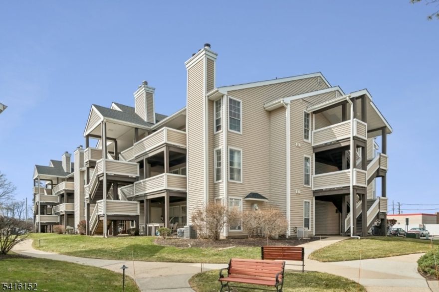 Welcome to this well maintained/updated 2 bedroom, 2-bath condominium in The Pointe, a gated community in Union, NJ. This inviting residence offers a thoughtful layout designed for both comfort and privacy. The primary suite features a walk-in closet and private en-suite bath, while the second bedroom offers flexible space for guests or a home office. The main living area is highlighted by a cozy wood-burning fireplace and access to a covered rear porch, providing a comfortable outdoor space for seating and relaxation. Residents enjoy the benefits of a 24-hour security gated community with amenities including a seasonal outdoor association pool, clubhouse, and ample parking. The HOA covers water, sewer, garbage, snow removal, common area maintenance, and gated entrance maintenance, offering low-maintenance living. Ideally located with direct NYC bus service right outside the community, providing exceptional commuter convenience. The property is also just minutes from Route 22 (north and south) with extensive shopping, dining, hospitals, and everyday services nearby. A community shuttle service to Route 22 shopping is also available. Close to Galloping Hill Park and Golf Course, this home offers a perfect combination of comfort, privacy, and convenience.