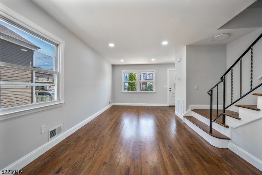 Welcome to this charming and totally renovated 1/2 duplex featuring three spacious bedrooms and two well-appointed bathrooms. As you step inside, you'll notice the tasteful renovations that have transformed this home into a modern and comfortable living space. The bedrooms provide plenty of room for rest and relaxation, accommodating various furniture arrangements and personal touches. Both bathrooms have been stylishly renovated, boasting updated fixtures, tiles, and vanities. The finished basement offers endless possibilities, whether you envision it as a cozy entertainment area, or a home gym. The recent renovations, including a brand-new roof and a new furnace have been installed. The renovated kitchen features contemporary appliances, sleek cabinetry, and stylish countertops. Lots of parking space.  With its inviting living spaces and upgraded amenities, this duplex presents a fantastic opportunity to enjoy comfortable and stylish living.