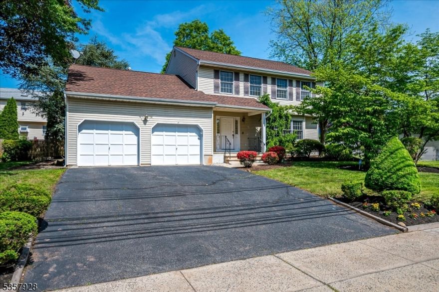 ***ESTATE PRICED TO SELL**** Timeless 4-Bed Colonial with Endless Potential in South Plainfield! Welcome to this 4-bedroom, 2.1-bath Colonial located in a quiet South Plainfield neighborhood near Edison. Set back on a beautifully landscaped lot, this home offers standout curb appeal and a peaceful setting. Inside, you'll find a bright and spacious layout with a sun-filled living room, formal dining room, and an open-concept kitchen with peninsula that flows into the dinette and family room ideal for everyday living and entertaining. The impressive two-story foyer and gallery hallway are perfect for showcasing an art collection or curated decor. Upstairs, the large primary suite offers space for a spa-like retreat, while three additional bedrooms and a main bath with double-sink potential provide flexibility for growing needs. The unfinished basement offers room to expand imagine extra bedrooms, a second living area, wet bar, or cozy fireplace lounge. Enjoy the outdoors with a private patio, mature garden, and 2-car garage. With original finishes and solid bones, this home is ready for your vision. A rare chance to create a modern, stylish haven in a prime location. Estate Sale - Home and ALL Appliances STRICTLY sold in "AS IS" condition. Buyer responsible for required borough certifications. 30 day closing is preferred.  Home needs approximately one week of foundation repair and radon remediation for estimated $15,000 which Estate is willing to provide credit.