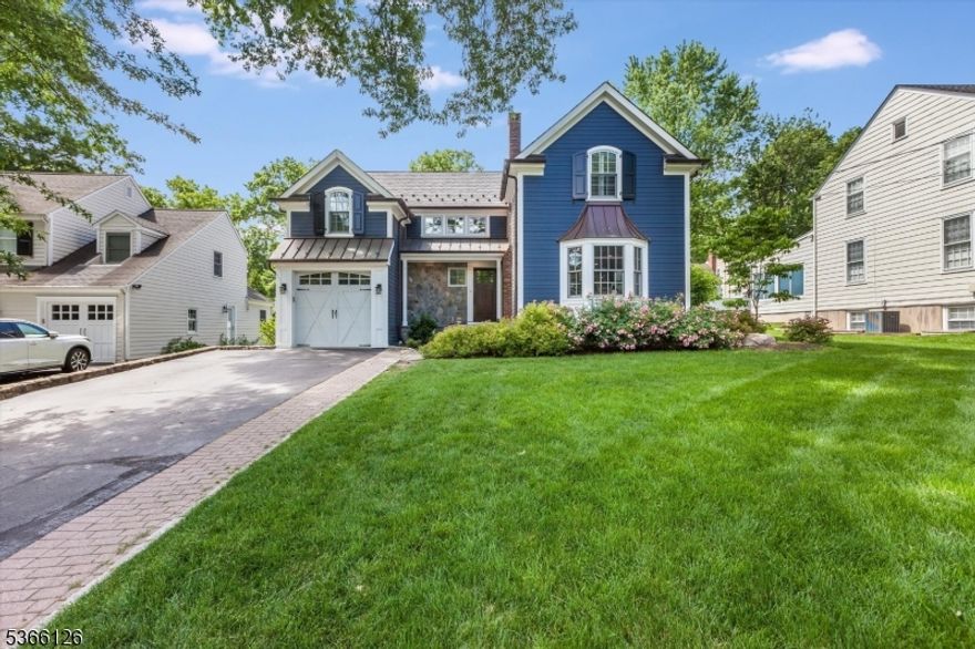 Location, Location, Location, welcome to this thoughtfully updated Colonial perfectly nestled on a quiet, tree lined street that offers both charm and convenience. Enter the home into the foyer w a large LR, formal DR, family room, eat in kitchen w high end appliances, mud/laundry room, garage entrance, this completes the 1st floor. Upstairs with a primary suite two walk in closets, large shower, double vanity +3 additional bedrooms and a hall bath finish the second floor. The lower level offers a fifth bedroom, full bath and a large recreation/playroom for additional space. Sliders off the family room take you out to a bluestone patio, a built in fireplace and grill for all of your entertaining needs. A whole house generator is also included with this Chatham gem. You won't be disappointed.