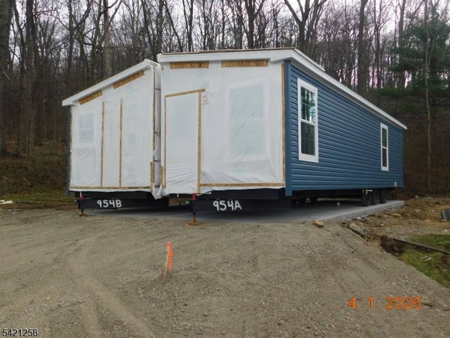 Outstanding new homes situated in a 55+ leased land community with No REAL ESTATE TAXES OR HOA FEES.Wood Frame construction with 2" x 6" exterior frame walls with 5 1/2" of insulation in walls. Thermopane windows, vinyl siding. Easy living in quality new construction living space. Professionally designed homes offer beautiful kitchen, large laundry room with 2 bedrooms and 2 baths. Gas heat and central A/C. Private ceramic tile bath off of primary bedroom . Water, sewer garbage and recycling all included in the monthly land lease of $814..Financing available.. Easy living here with new appliances included and ready to move in.