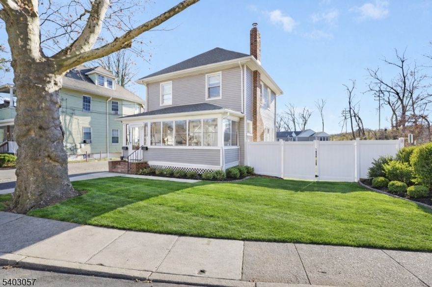 Summit rental alert! Spacious 1 bedroom, 1 bath apartment offering a finished basement, screened porch, deck, and a large, fenced-in backyard which is an exceptional and rare feature! Ideally located adjacent to the Summit Park Line with direct trail access to vibrant downtown Summit with shopping, dining, and entertainment. Convenient to Overlook Medical Center and approximately 0.6 miles to the Summit train station with direct NYC service. The main level features a sun filled living room with hardwood floors and decorative fireplace, an updated eat in kitchen with cherry wood cabinetry, granite countertops, stainless steel appliances, and deck access which is also an additional entry point to apartment. An updated full bathroom and generously sized bedroom, and laundry, complete the main level. The finished lower level offers flexible bonus space that is perfect for a recreation room, home office, additional storage and significantly enhances the apartment's usable square footage. In-unit full-size washer and dryer, internet, water, garbage, lawn maintenance, snow removal and two off-street parking spaces included. There is a shared screened porch entry with apartment #2 which is located on the upper level. A rare opportunity to enjoy space, privacy, and an unbeatable location in highly sought after and rated Summit! Some cosmetic touch ups and enhancement's are in progress, available February 1st!