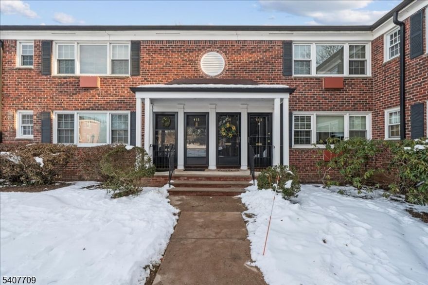 MORRISTOWN LIVING in a prime location!! This spacious light and bright, one bedroom 2nd floor condo will welcome you with a large living room, eat in kitchen featuring white cabinets, primary spacious bedroom with walk-in closet, and a bathroom. If offers generous closet space for your storage needs, hardwood floors in living room, and overlooks the courtyard. It comes with one assigned parking space; additional parking spots are available. Laundry is nearby in the complex. This well-maintained complex features a beautifully landscaped courtyard with gazebo, large association outdoor pool, sidewalks, convenient location in proximity to downtown Morristown, train station, hospital, and highways. Pets are welcomed! Condo is currently rented for $2,000.00 and tenant would love to stay. Come and see!!