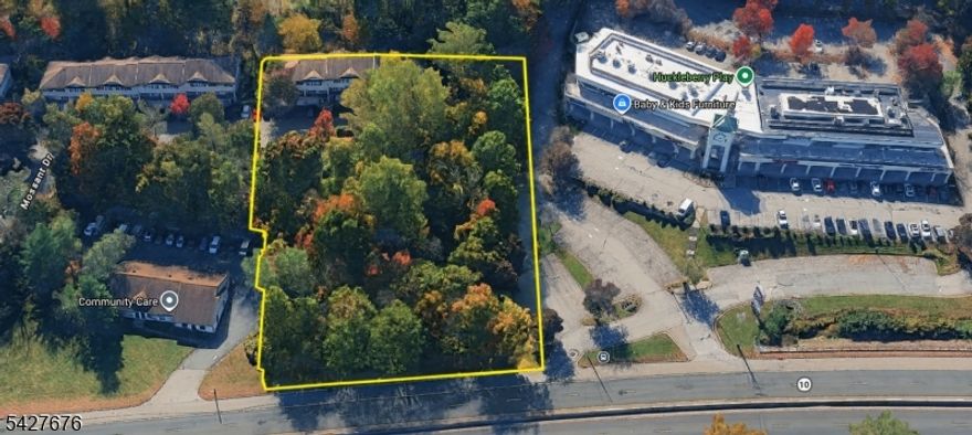 Prime 0.95-acre commercial land opportunity on Route 10 in Morris Plains with excellent visibility and high daily traffic counts. Located along a strong retail corridor with established national tenants, shopping centers, and dense residential neighborhoods, driving consistent consumer activity. The site is well-suited for a variety of uses, including retail, restaurant (QSR), medical, and professional office, subject to township approvals. Convenient access to Route 202, I-287, and the surrounding Morris County markets. Strong daytime and commuter population supports a wide range of end users. Ownership can assist with the development process and has relationships with architects and builders for buyers looking to design and construct. Buyers to perform their own due diligence regarding zoning, permitted uses, utilities, and approvals. Property offers strong positioning for owner-users, developers, or investors seeking a high-exposure location in a proven commercial corridor.