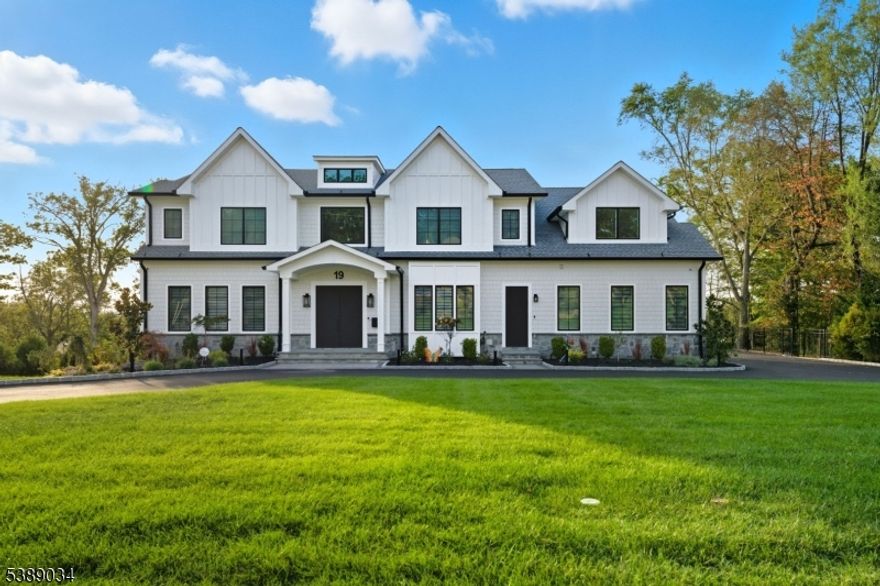 SPECTACULAR NEWLY CONSTRUCTED (2024)  6000 sq. ft. Custom Colonial on over half an acre with sweeping western sunset views on one of the most coveted streets in Livingston! This extraordinary 7 bedroom, 7.5 bath home has all the "bells & whistles" already here for you that you won't find in other new builds. Chef's kitchen with spacious walk-in pantry, Decor appliances & waterfall island open to family room with fireplace leading to oversized deck, banquet sized dining room, main level guest room with en-suite bath plus powder room, living room with Joseph & Curtis custom bar, temperature controlled wine wall, walk-out finished basement with recreation & entertaining area, kitchenette and guest quarters plus additional bedroom and bath, gym, covered patio, four second level bedrooms, each with en-suite baths, luxurious primary suite with spa-like bath featuring heated floors, soaking tub, 20' x 14' walk-in custom closet with dramatic waterfall island plus dressing room and office. State of the art security and sound system, soaring ceilings, oak floors, front and rear underground sprinklers, 4-zone HVAC, automated blinds, fiber optic to every t.v., custom garage storage cabinetry, recessed lighting and exterior uplighting. Conveniently located to major highways, shopping and dining, hospitals and medical centers, public transportation, Newark Liberty International Airport, top rated schools, houses of worship, cultural events and parks and recreation.