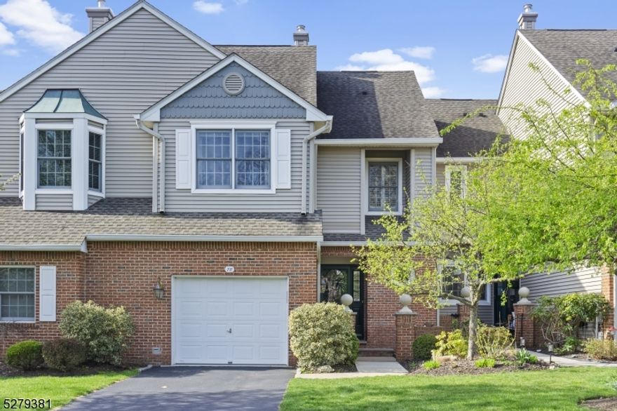 Welcome to this amazing townhome in a great sought after community in Roseland. You'll immediately be impressed with the sunlit open floor-plan with high ceilings, custom stone fireplace, hardwood floors, plantation shutters & gorgeous light fixtures. Enjoy the full gourmet kitchen w/ an island, open to the perfect dining-room and access to your own private deck. The 2nd level includes a luxury primary suite and large 2nd bedroom with an ensuite bath; both bedrooms have walk-in closets. Don't miss the attached garage with plenty of storage, a second fridge, first floor laundry room and a full finished basement, full bath and bonus room/office. The community offers an in-ground swimming pool and tennis/pickle-ball courts. All this is centrally located close to highways, shopping, schools, parks and much more!