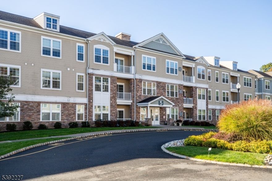 This beautifully maintained, MOVE IN READY top-floor ALLAIRE model condo offers a bright and inviting open floor plan in one of the area's most sought-after active adult 55+ communities. Recently painted and freshly cleaned, this home features a well-appointed kitchen with cherry cabinetry, granite countertops, and stainless steel appliances. ALSO NEWER FURNACE!  Enjoy 2 spacious bedrooms, 2.5baths, and generous closet space (CALIFORNIA CLOSETS) throughout, providing both comfort and convenience. Located just a short walk to the clubhouse, residents can take advantage of resort-style amenities including indoor and outdoor pools, fitness center, billiards and card rooms, a ballroom, and a wide variety of clubs and social activities offered each month. Truly a wonderful opportunity to enjoy an active and vibrant lifestyle in Greenbriar Fox Ridge! Community is very conveniently located close to Mall, shopping, restaurants and rt80.  Come see what the fuss is all about! Buyers due diligence regarding all HOA fees & governing rules recommended. PARKING SPOT & STORAGE #49. MORE PHOTOS TO FOLLOW