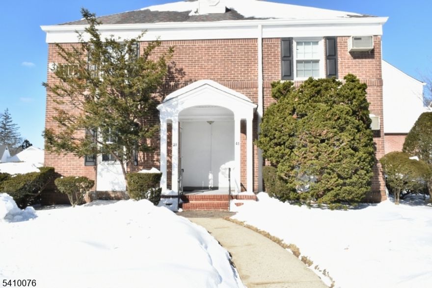 Unique Opportunity to own a 2 bedroom 1.5 baths CO-OP in the Elmwood Cooperative. This unit is situated with a shared front walk w/1 other unit. Townhouse style - 2 floors; in comparison to the majority of the complex which has units of 1 bed with 4 units per building. As you enter the front door, you are greeted into the spacious living room that connects to the Dining area. Updated Powder Room under the stairs going up to the 2nd floor. Modern kitchen w/breakfast bar and back door to courtyard and parking. The second floor boasts 2 bedrooms, full bathroom and pull-down attic storage access. First bedroom has 2 separate closets and Second bedroom a double size closet. Extra bonus to this unit is a one car garage. Complex allows parking for 1 vehicle (either garage or parking spot - not both) There are a few designated guest parking available with additional parking on-street. Location is ideal to shopping including a brand new ShopRite, public transportation, major roadways to navigate through Bergen County. Age Restricted complex 55+, CASH ONLY PURCHASE, must be owner occupied, No Renting Allowed. All buyers will be listed on Co-Op Ownership Shares and must live in the unit. Buyer(s) must financially qualify with HOA and Management Company. No pets allowed. Community Laundry room is a short walk away. Monthly Maintenance fee includes: Taxes, Heat, Water/Hot Water, Common Area, Trash, Snow removal for common areas. Owner is responsible for electric/gas/internet/tv, etc.