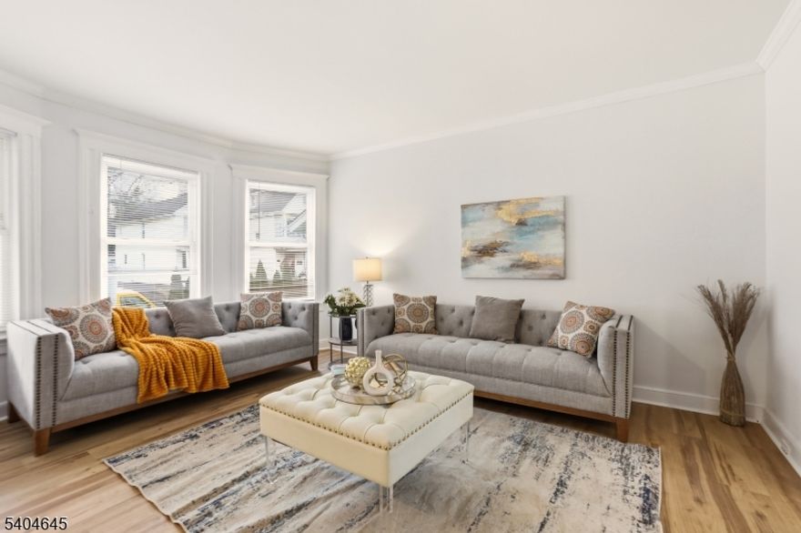 Renovated Spacious 5-bedroom, 1.5-bath home ideally located just steps from the Glen Ridge border.  This property offers a large, sun-filled living room, a separate dining room, and generously sized bedrooms providing flexible living options.The Brand New Kitchen Features an expansive island and stainless steel appliancesThe full basement features an unfinished half bath, Laundry hookups, and expansive open space?perfect for storage or future customization. With solid layout, abundant square footage, and endless potential, this home is ideal for buyers looking for space, beauty, and options. Conveniently located near transportation, shopping, schools, and major commuter routes.A rare opportunity in a sought-after location?come make it your home.