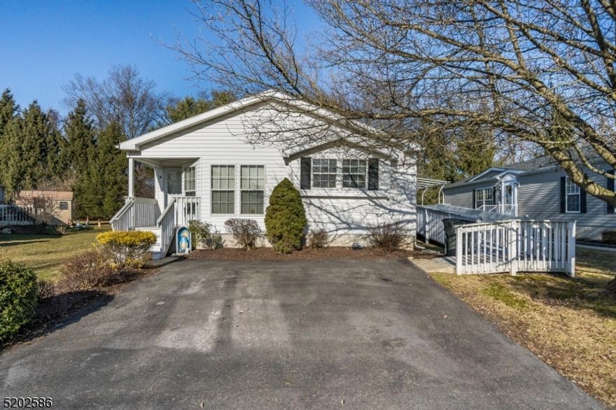 This home is the one that you have been waiting for, located in desirable Country View Village a 55+ community. The open floorplan with spacious living room and dining room is flooded with natural light and just steps away from the eat-in kitchen with ample cabinets, counter space and separate breakfast nook. A primary suite with full bath and walk in closet, 2nd bedroom & additional full bath, large laundry room and an entertainment size deck! The amenities in this community are everything you could ask for including, clubhouse, outdoor pool, walking areas, gazebo, shuffleboard court, bocce All this and a monthly fee that includes water/sewer, taxes, maintenance of common areas, lawn mowing & garbage.