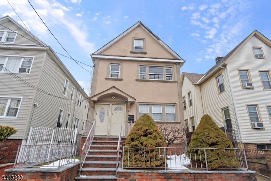 Bright and well-kept 2 floor apartment with a practical layout and great natural light. Features a spacious eat-in kitchen with ample cabinet and counter space, generously sized bedrooms, and central air conditioning.Centrally located near Parks (Warinanco Park and Carteret Park), transportation, schools, restaurants and shopping. Keane University and Trinitas Regional Medical Center are also nearby! With NJ Transit trains to NYC, local bus lines, and major highways including the NJ Turnpike and Routes 1&9 just steps away, your commute to NYC is a breeze. Pet friendly with landlord approval. Tenant responsible for electricity, gas, heat, and hot water.