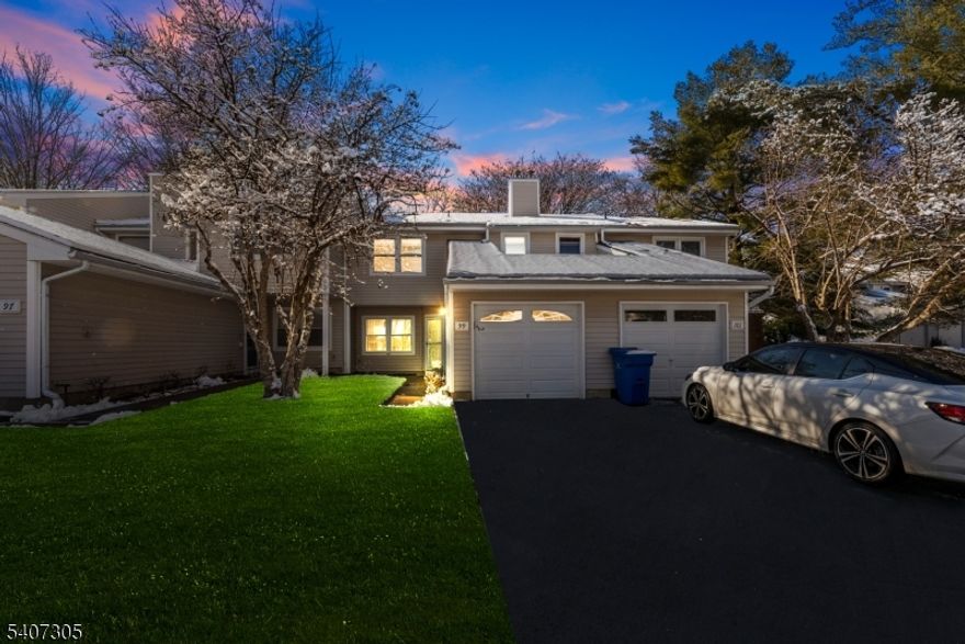 This is a what I call an Opportunity!! Start building equity with home ownership/investment property. Clearly, some homes offer more than others and with this home, you have Location! Located in super popular 'La Mer', 99 Woodmere offers a Private, Serene Backyard offering Beautiful Landscapes of Summer, Spring, Fall & Winter Wonderland. Spacious Living along with an Attached Garage & Outdoor Patio for you to start your summer grilling and chilling. HVAC replaced 2022 * Refrigerator, Stove 2022 * MayTag Washer/Dryer 2022 * Water Heater Jan 2026 * Flooring-Kitchen, Hallway, Powder room and Utility Room replaced Feb 2026 Wood-burning FirePlace Maintenance Free Laminate Floors, Oversized Kitchen, this is a dream come true for any chef. Add a coffee or wine bar and enjoy.Amenities include: Swimming Pool, BasketBall, Tennis Courts, VolleyBall & PlayGround.You are close to Turning Point, ShakeShack, Target, ShopRite and other shopping in the area. Don't forget there are also pickle-ball courts within driving distance.Awesome for Commuters with close proximity to Bus, Train or Ferry. So, this home can be yours only if you seize the opportunity.Some exterior pictures have been enhanced to present the landscape.  Working Capital $200 (non refundable) ** Capital Cont $1412 (4 times HOA fees and is non refundable ). Max 2 pets allowed ** Can be rented with at least a 6 month lease or more** Buyers are advised to do their diligence on all information provided.