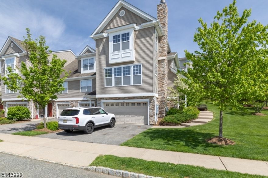 Spectacular Mountian Views! Well maintained Townhome Hardwood floors throughout, updated kitchen (stainless appliances), finished basement with laundry room. Large master bedroom with vaulted ceiling, walk-in closet, en-suite bathroom with soaking tub and stall shower.  Heated garage with work bench. Seller will include Maytag  Washer & Dryer, EcoBee Thermostat with smart sensor, Pergola and Weber Gas Grill.  Amenities include Playgrounds, pools, running trails, basketball and tennis courts.