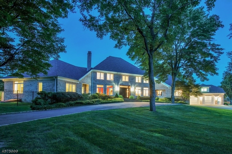 Spectacular and private, this custom estate boasts one of the most prestigious addressed in Mendham. Nestled at the end of a cul-de-sac the home features many renovations and breathtaking grounds. Extraordinary living spaces include a gourmet kitchen, great room, custom renovated master suite with fireplace and luxurious spa like bath, five additional bedrooms/suites, renovated baths, bonus room, office with custom built-ins and so much more. The exceptional setting offers a pool with waterfall, spa, cabana equipped with outdoor kitchen/fireplace/bath, private alcove just outside the Master Suite with fireplace and patio, lighted sports court, multi-level deck and sweeping lawns. All three acres of this property back to parkland thus ensuring privacy and serenity. This is a rare and special home.