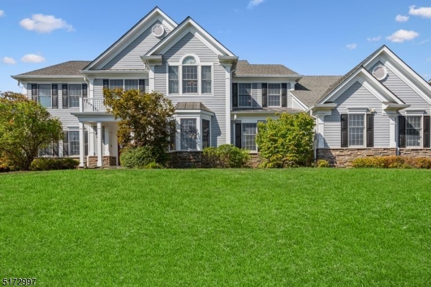 NEWEST $2 MILLION Dollar Street in RIKER HILL! Enjoy Approx. 5800 Sq ft of Living Space in this 5 Bedroom 5 1/2 Bath Custom Colonial Located on .7 Acres in one of Livingston's Most DESIRED neighborhoods. Enter into GRAND Foyer w/Stunning Staircase Flanked by Formal Living Room and Dining room with EASY Flow to Kitchen OPEN to FAMILY ROOM with GAS Fireplace. CUSTOM Eat-In Kitchen w/center Island, Breakfast Bar, SS appliances & Separate Eating Area overlooking PLAYABLE backyard.  2nd Level Hosts TRUE MASTER SUITE w/2 Walk-in Closets, Sitting Room/Office & SPA Like En-suite Bath. Add'l 4 bedrooms + 3 Full Bathrooms(including a Jack & Jill and 2 En-suite Bathrooms.   FINISHED Basement w/Rec Room, Full Bath & tons of storage.  Close proximity to TOP RATED Schools, Shopping and Restaurants. MOVE RIGHT IN and ENJOY LUXURY Living at its finest!