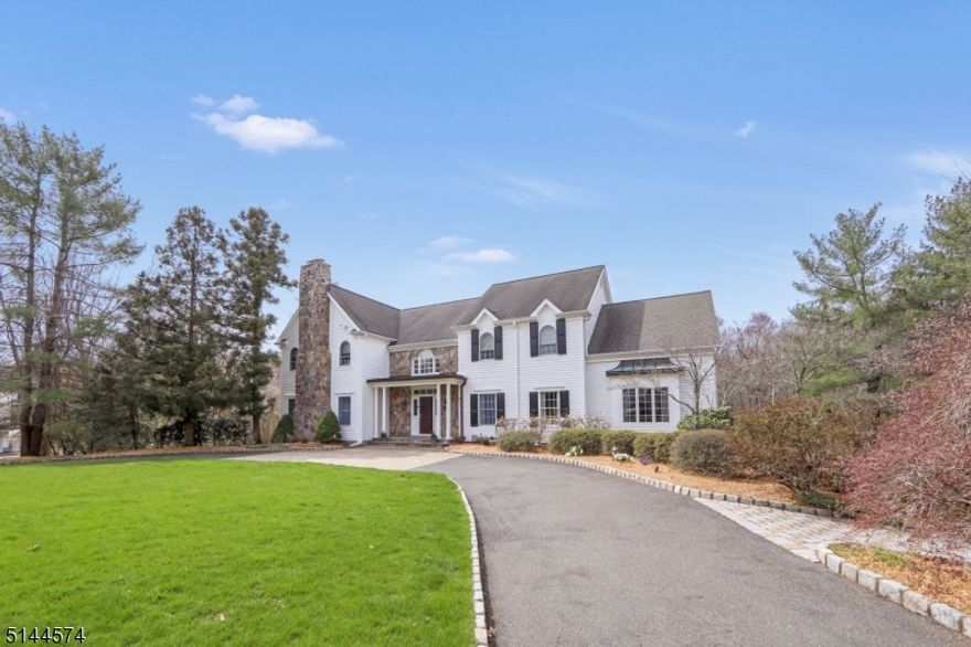 Beautifully renovated Colonial located on one of Franklin Lakes most desired Cul de Sacs.Welcoming 2STY EF, Banquet sized FDR w/French drs.FLRw/fireplace & custom woodwork through out.Truly a chefs delight, recently renovated gourmet kitchen features a large center island, sun drenched eat in area w/French drs to Trex deck where you can enjoy a summer BBQ & a cocktail.Added bonus is the adjacent great room w/coffered ceiling ,custom built-Ins and a private home office. Addt'l billiard room w/ wet bar lends itself to large scale fun & entertaining.Retreat upstairs to the owners suite w/Fpl and LUXE BTH.Four addt'l BDRMS, Jack n Jill BTH & FBTH complete this floor.Finished walk out lower level features an abundance of storage,FBTH and family room.This incredible oasis boasts a Gunite pool as well as access to your private pond where you can enjoy fishing or jump on a canoe or kayak. If you are searching for tranquility & luxury, this is the one.Ready for IMMEDIATE OCCUPANCY!