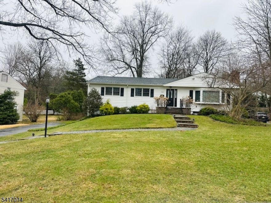 Welcome to this well-maintained 3-bedroom, 2.5-bath ranch in desirable Berkeley Heights. Featuring hardwood floors, this home offers a warm and inviting living room with a gas fireplace, perfect for relaxing or entertaining. The updated kitchen offers granite countertops, Double Ovens with a breakfast room, a great space for everyday living and entertaining. Designed for comfortable one-level living, the home offers generous room sizes and wonderful natural light throughout.A whole-house generator provides added peace of mind and year-round security.  Bring your design ideas and make this home truly your own! Whether you're looking to refresh, expand, or simply add your personal style, this property offers incredible potential in a sought-after location close to schools, shopping, and commuter routes.Fireplace and Chimney AS-is no known defects