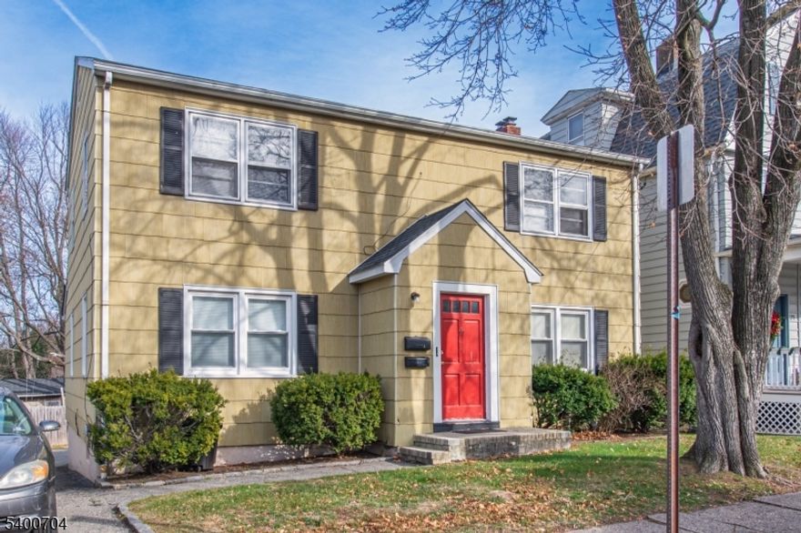 This inviting first-floor apartment offers a light-filled living room with hardwood floors, two well-proportioned bedrooms, and a full bathroom with a tub/shower and in-unit stackable laundry. The eat-in kitchen provides generous storage with a pantry and is equipped with a wall oven, gas cook-top, dishwasher, and refrigerator. From here, enjoy direct access to a private deck area and the shared backyard. A finished basement offers valuable additional storage and an additional laundry hook up. Forced hot air heat and central air conditioning is included. Conveniently located near Bloomfield's restaurants, shops, and multiple transportation options, including NJ Transit trains and buses, this home offers comfort and accessibility in a well-maintained setting. Tenant to provide their own washer/dryer. One dog, 50 pounds or less, $50 per month pet fee.