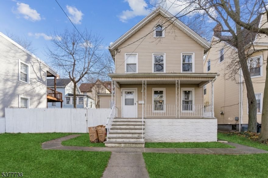 Great Opportunity, come and make this home your own! Home Features: Large single-family house filled with 4 bedrooms (1 bedroom on the 1st floor and 3 bedrooms upstairs), 1 full and 1 half bathrooms, dining room, living room and huge open backyard for your outdoor enjoyment.  This home is conveniently located right in front of a bus stop taking you to South Orange train station (or 5 min drive), taking you to NYC and Penn station train station. Great location. Many local amenities, restaurants, shopping and sports areas include: 2 baseball fields, basketball hoops, tennis courts and public pool.