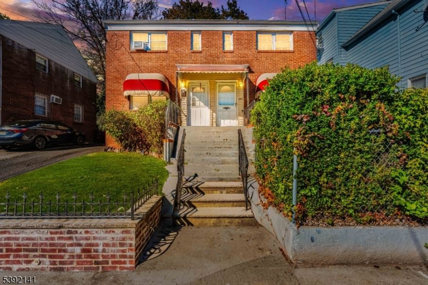 Beautifully maintained 2-bedroom, 1.5-bath SINGLE Family Duplex offering comfort and convenience! Featuring a bright and spacious layout, a finished basement perfect for recreation or a home office, and a well-kept lawn with a lovely backyard deck, ideal for relaxing or entertaining. Located in a desirable Paterson neighborhood known for its accessibility, this property offers easy access to major highways, public transportation, shopping, schools, and parks. Enjoy a strong sense of community, nearby amenities, and the perfect balance of city convenience with residential charm. Don't miss this opportunity to own a wonderful home in one of Paterson's most sought-after areas! Schedule your showing now!