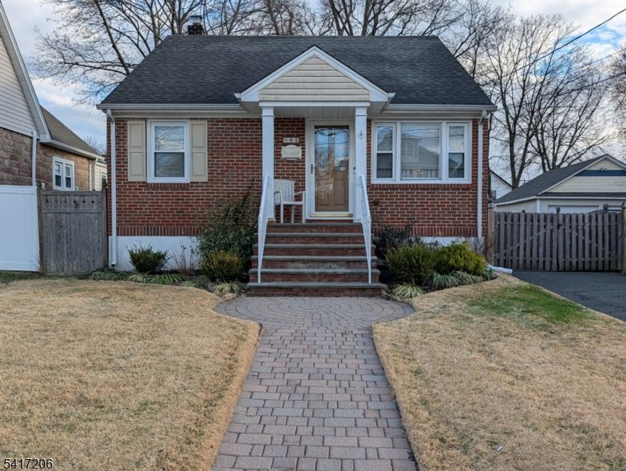 Welcome to Garwood. Small Town Big Heart. Awesome opportunity to become part of the desirable Garwood community. Lovely Cape close to NYC Transportation and Bus lines, shops and dining. Updated kitchen, Hardwood Floors and totally fresh painted interior. Spacious primary bedroom. Plenty of storage space.  Large Fenced-in yard with newer Deck and Gazebo. Newer siding and brick front. Washer/Dryer & Refrigerator Included.
